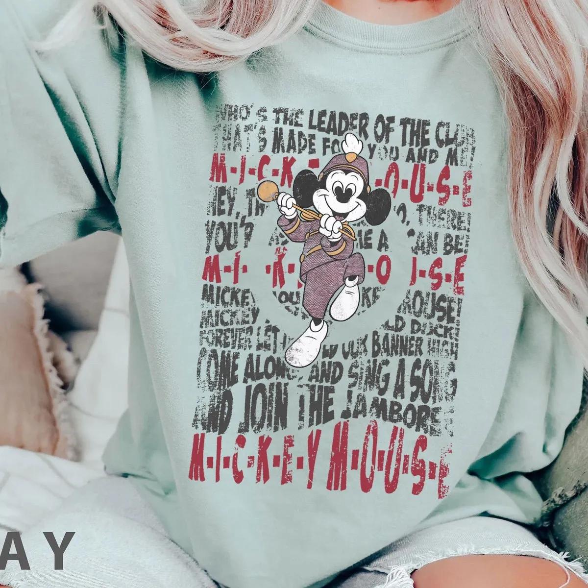 Mickey Mouse Club Song Lyrics Shirt 3