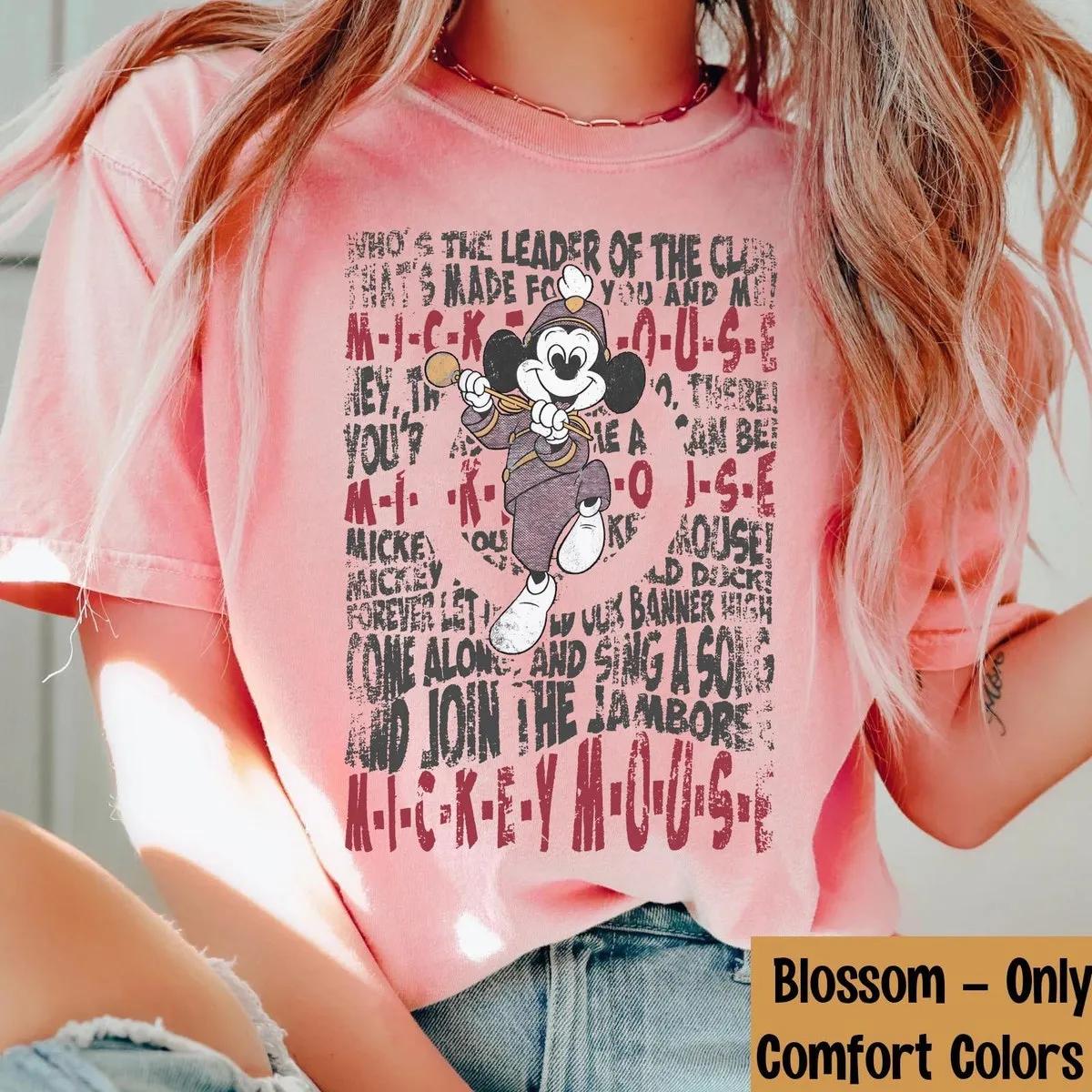 Mickey Mouse Club Song Lyrics Shirt 4