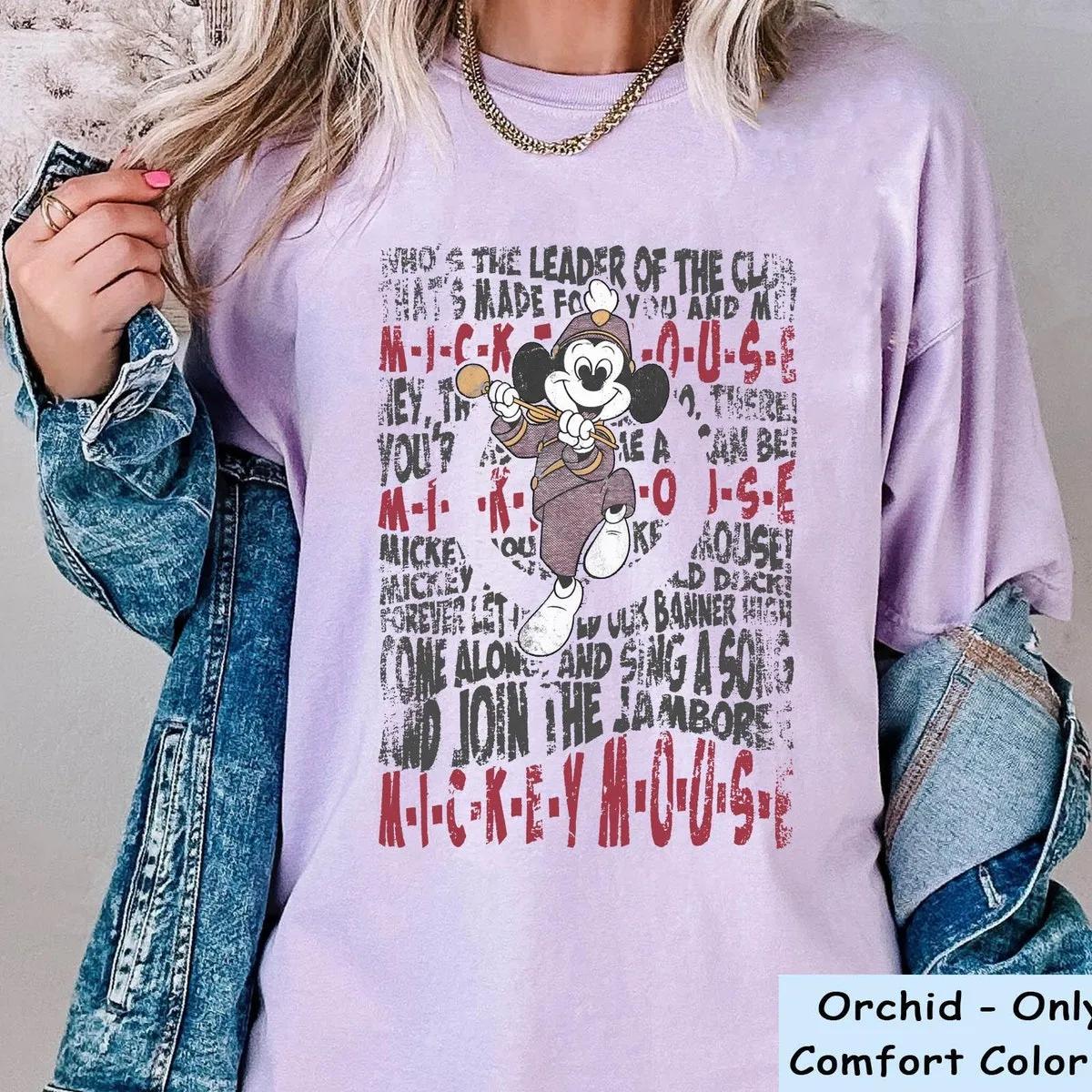 Mickey Mouse Club Song Lyrics Shirt 5