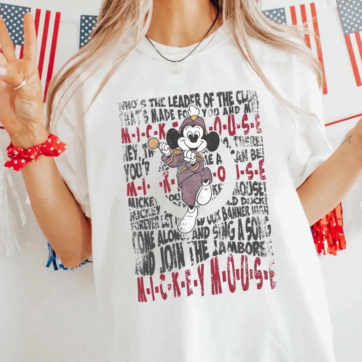 Mickey Mouse Club Song Lyrics Shirt 6