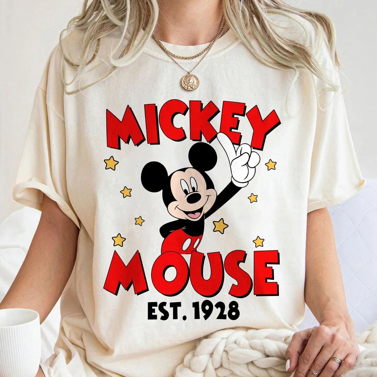 Mickey Mouse Est 1928 Vintage Shirt 1 1