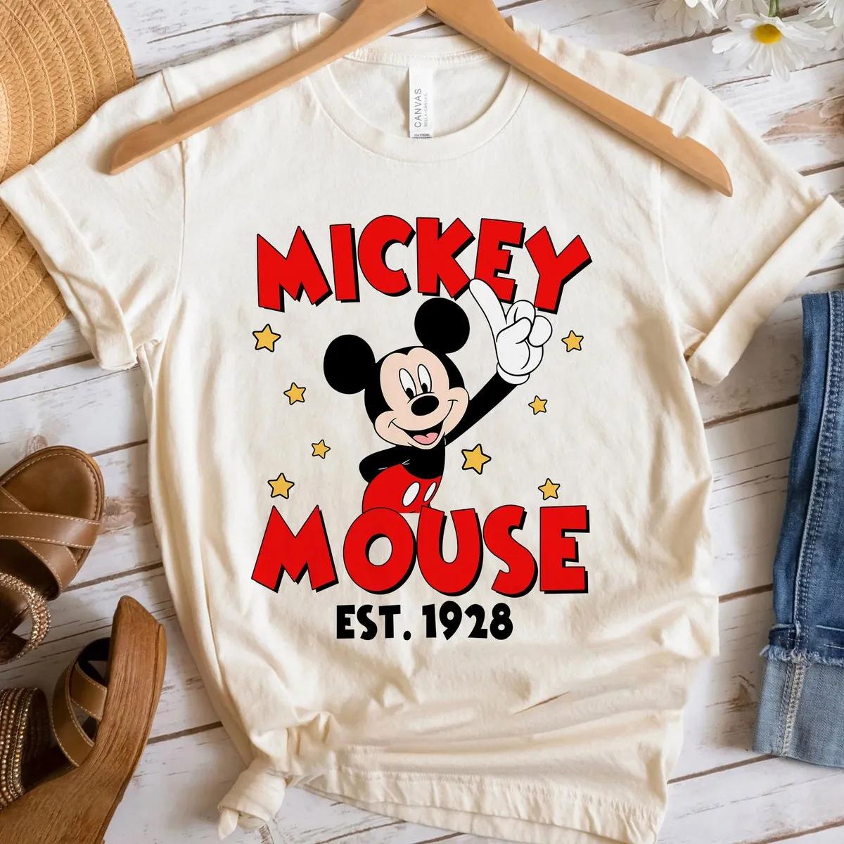 Mickey Mouse Est 1928 Vintage Shirt 3 1