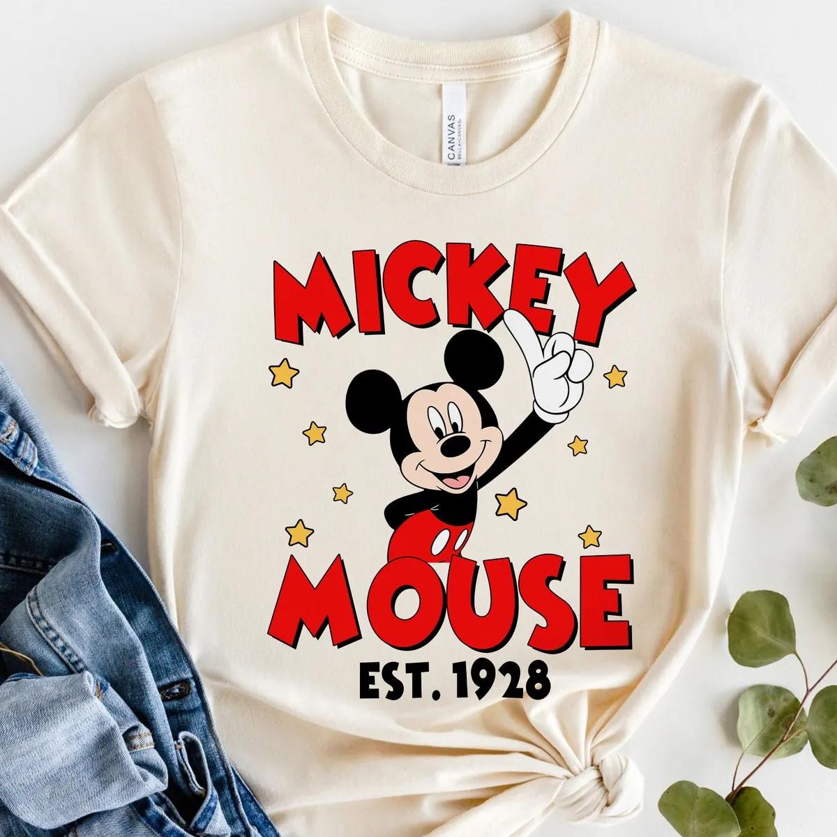 Mickey Mouse Est 1928 Vintage Shirt 4 1