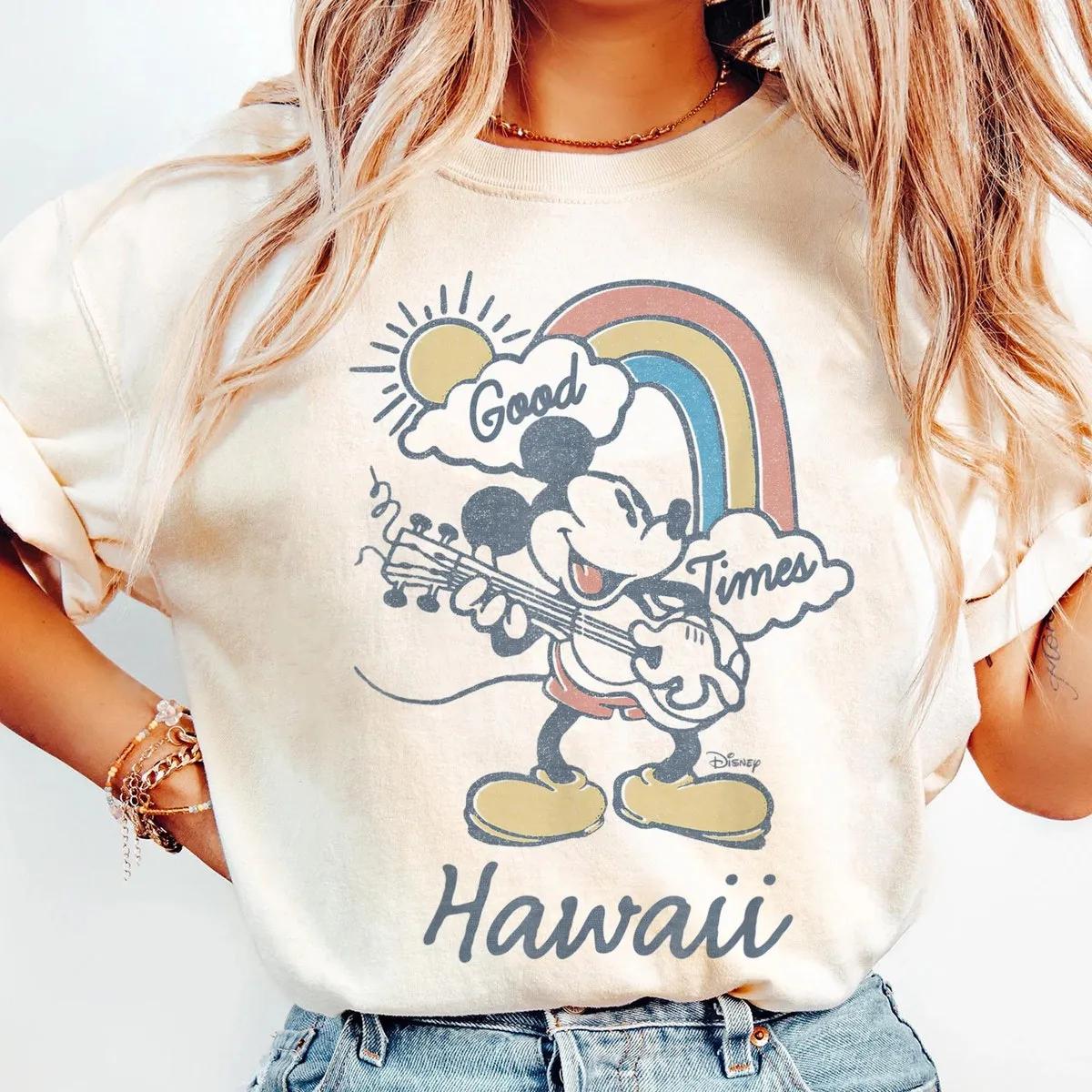 Mickey Mouse Good Times Hawaii Shirt 1