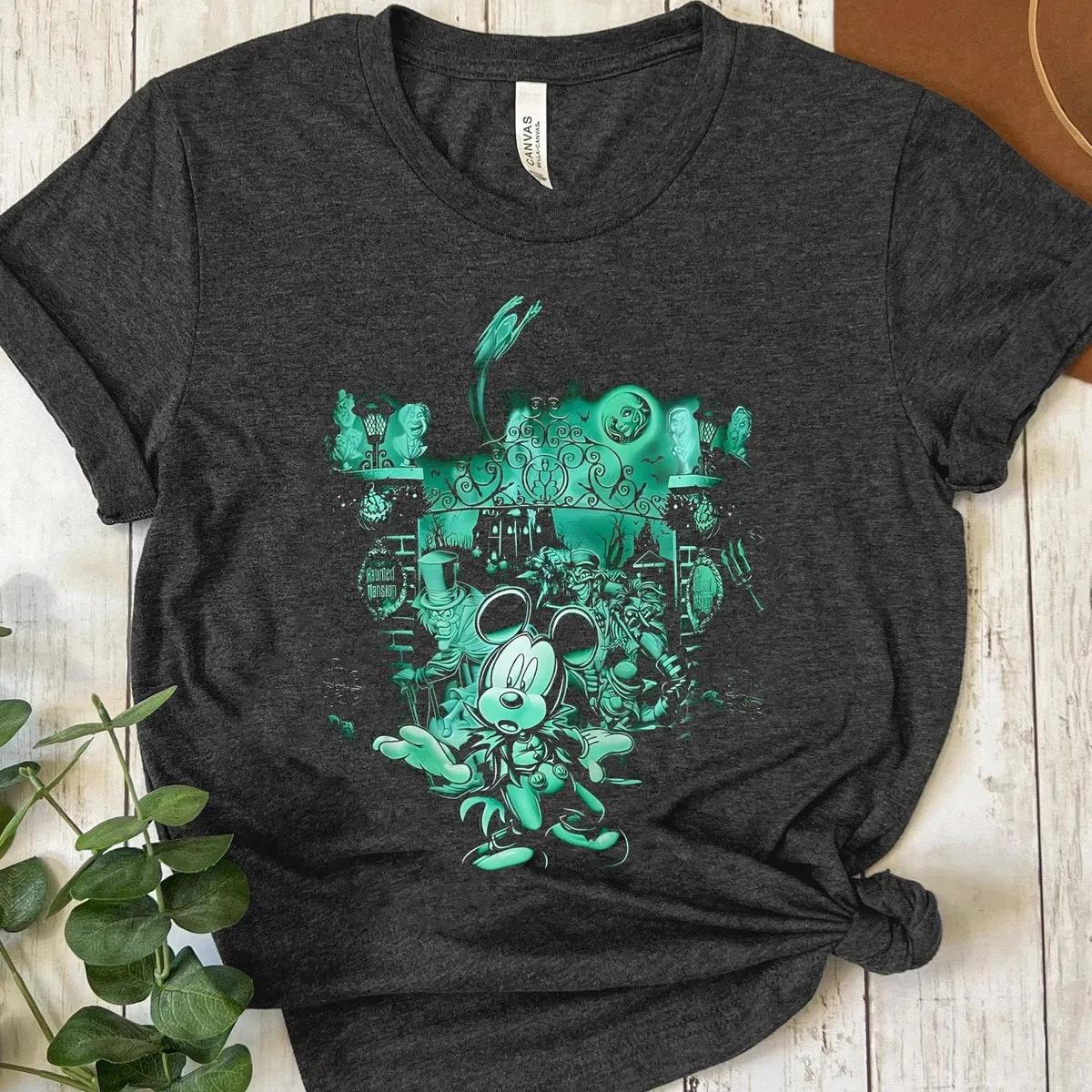 Mickey Mouse Hitchhiking Ghosts Disney Shirt 6 1