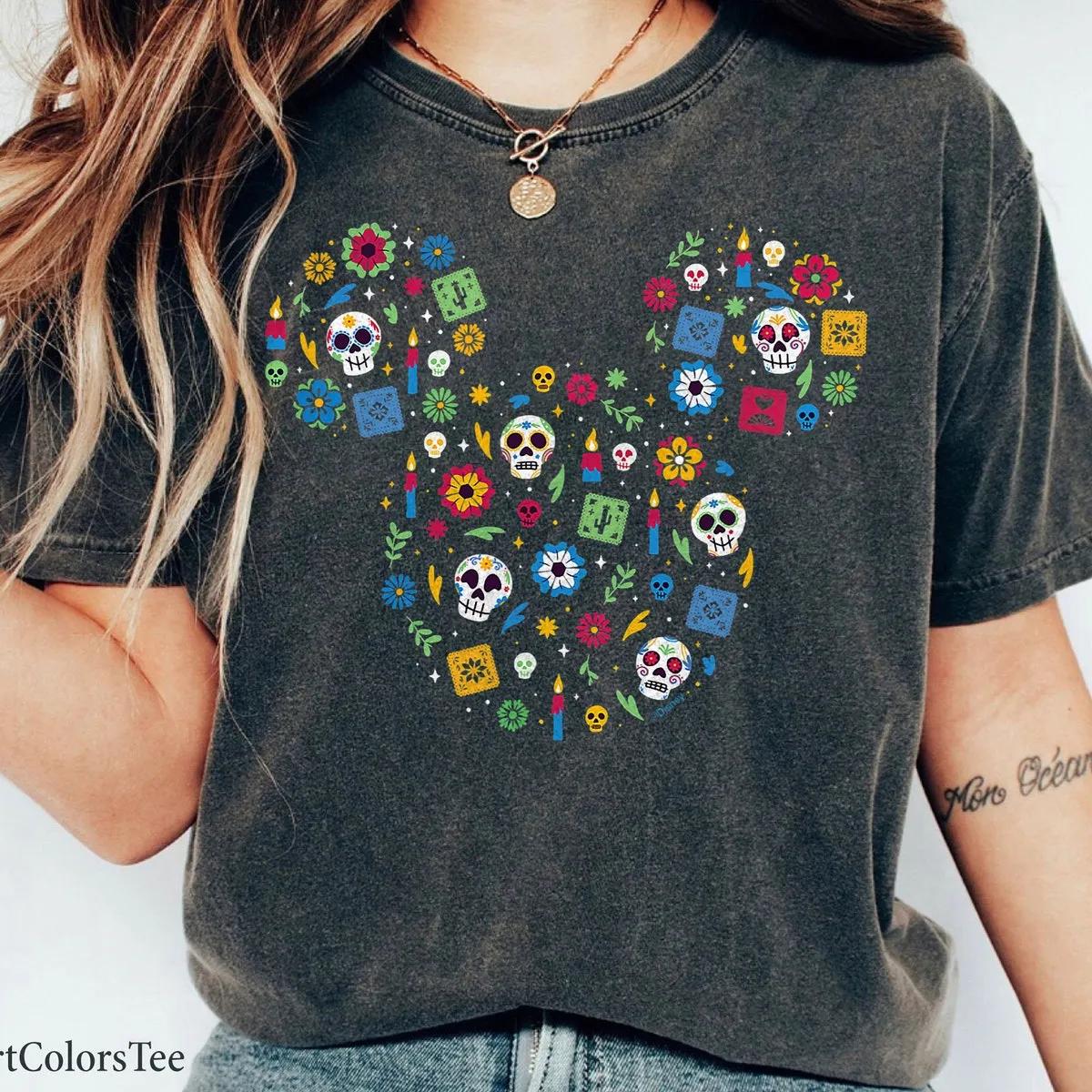 Mickey Mouse Icon Dia de los Muertos Day of the Dead Shirt 2 1