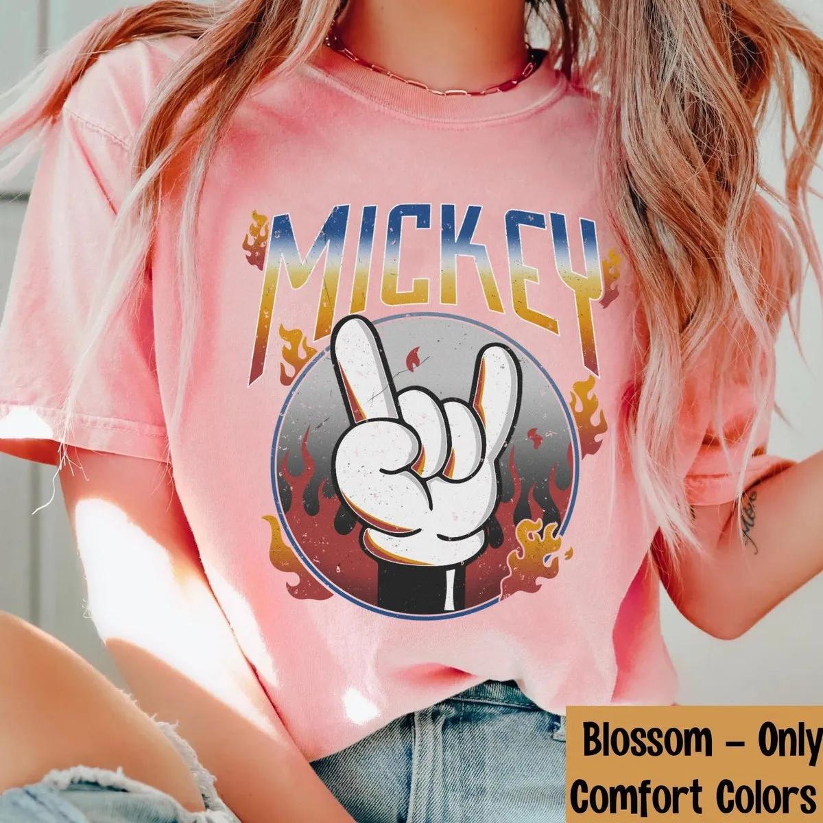 Mickey Mouse Metal Rock Shirt Mickey Rock n Roll Tee 5