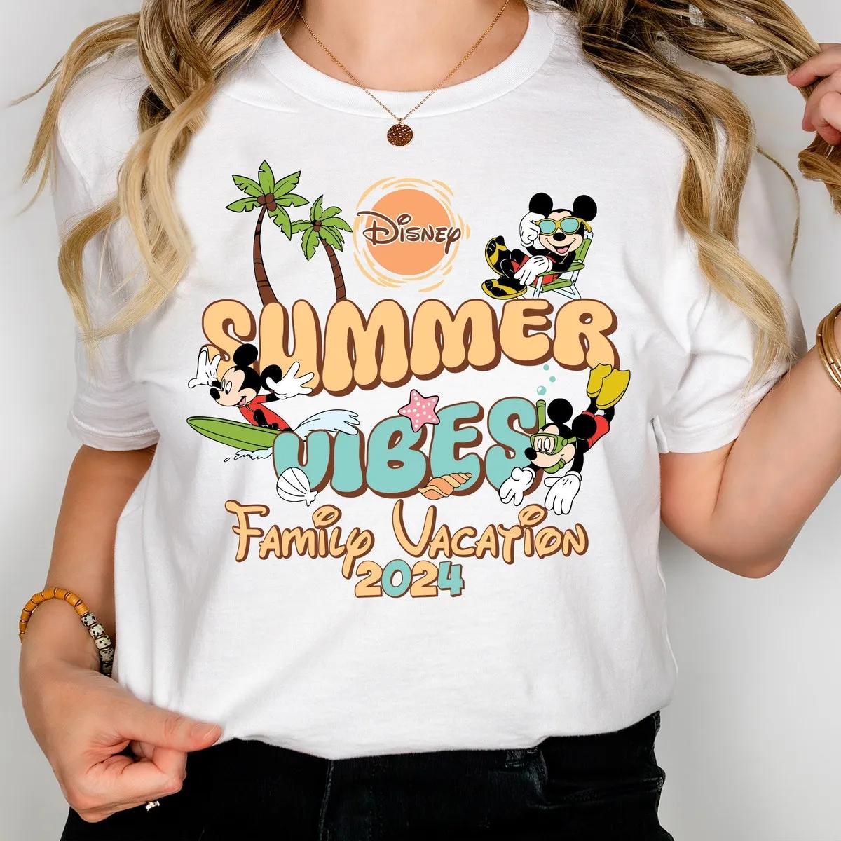 Mickey Mouse Shirt Disney Summer Vibes Tee 1 1