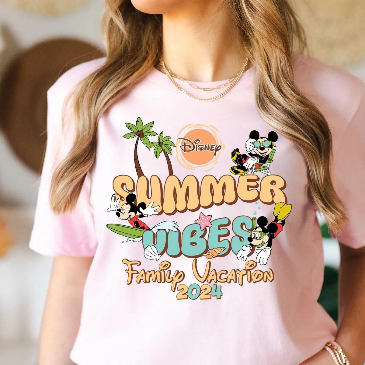 Mickey Mouse Shirt Disney Summer Vibes Tee 3 1