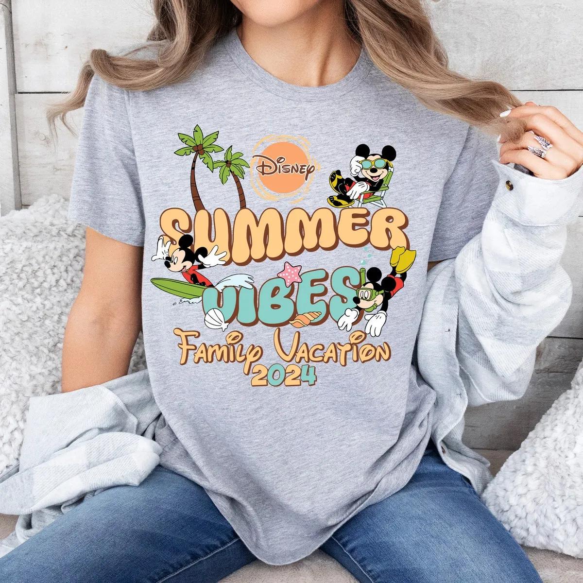 Mickey Mouse Shirt Disney Summer Vibes Tee 4 1