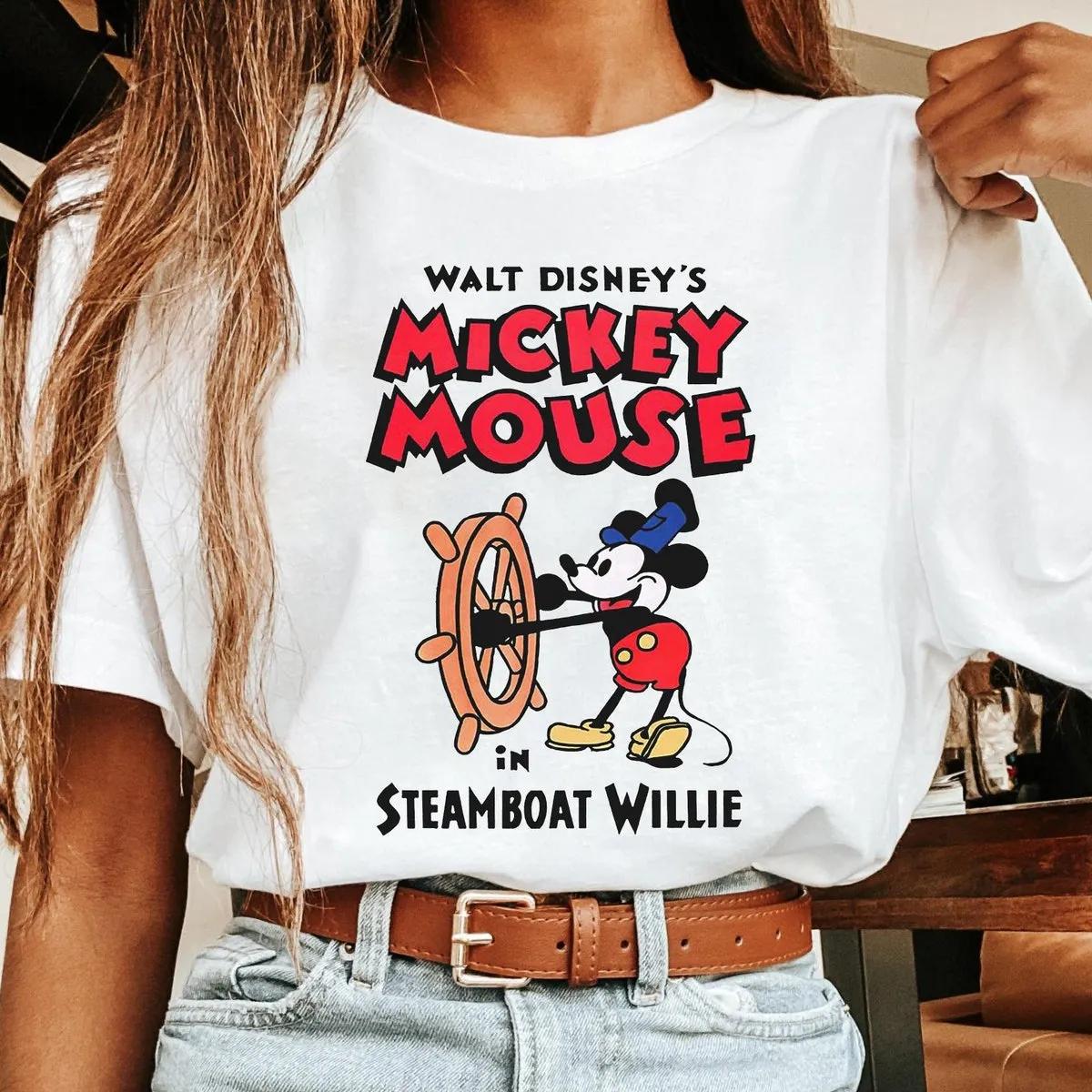 Mickey Mouse Steamboat Willie Shirt 1