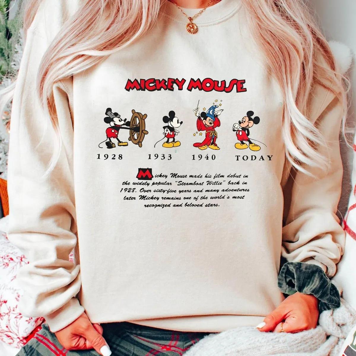 Mickey Mouse Through The Years Shirt 2