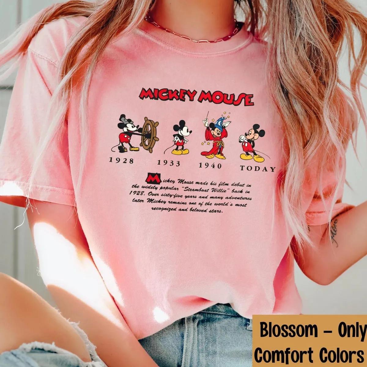 Mickey Mouse Through The Years Shirt 3