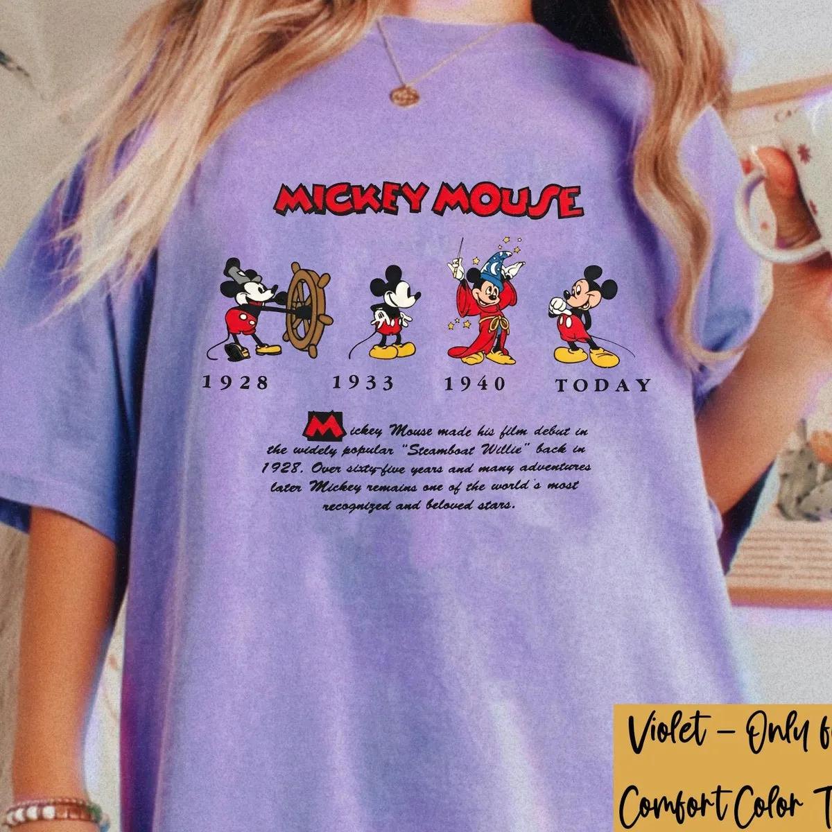 Mickey Mouse Through The Years Shirt 4