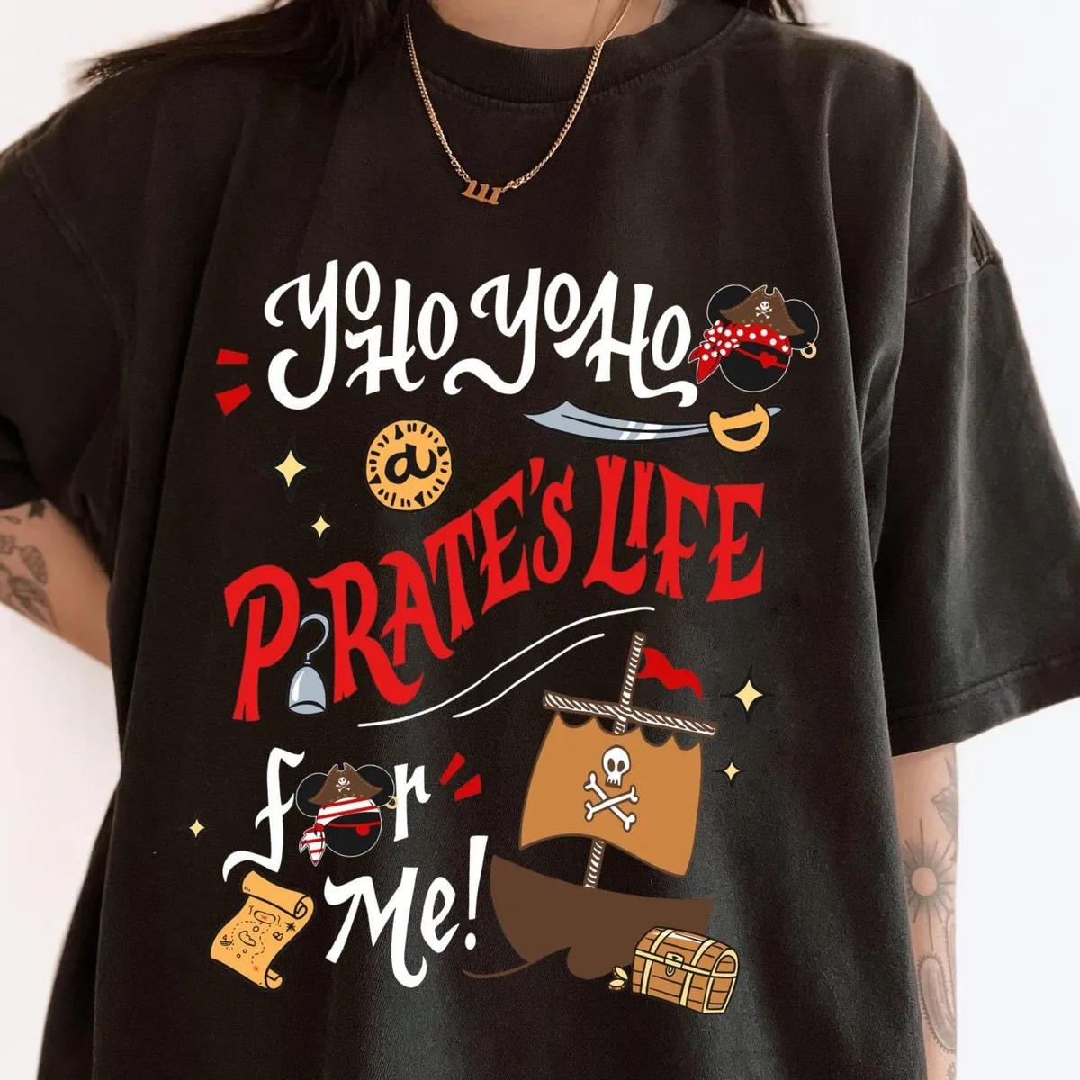 Mickey Mouse Yo Ho Yo Ho A Pirates Life For Me Shirt 2