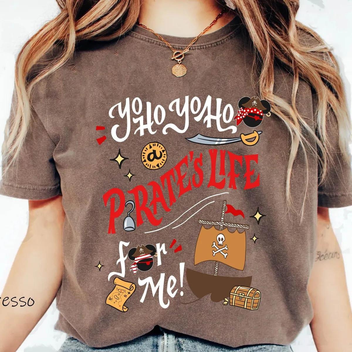 Mickey Mouse Yo Ho Yo Ho A Pirates Life For Me Shirt 5