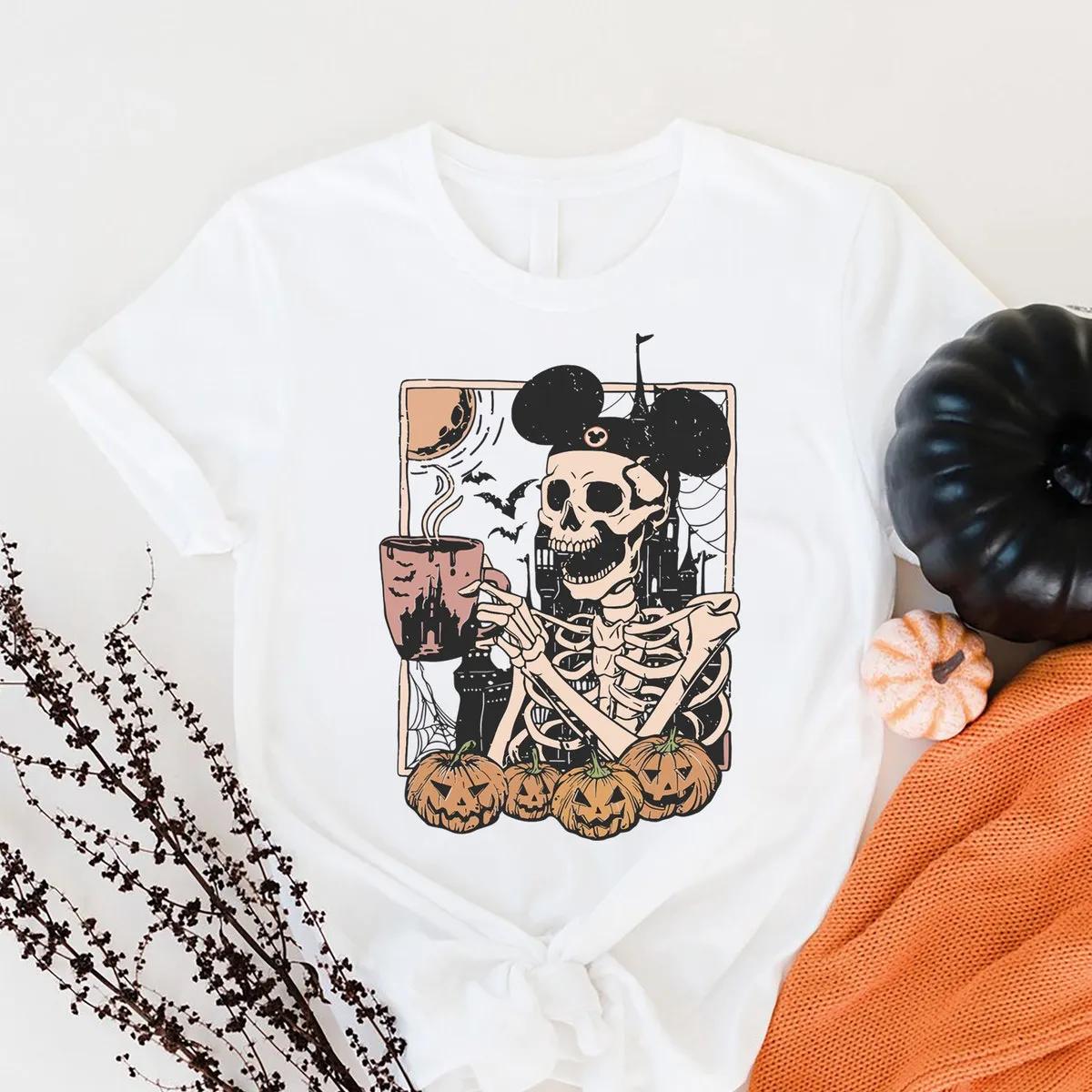 Mickey Skeleton Halloween Shirt 3