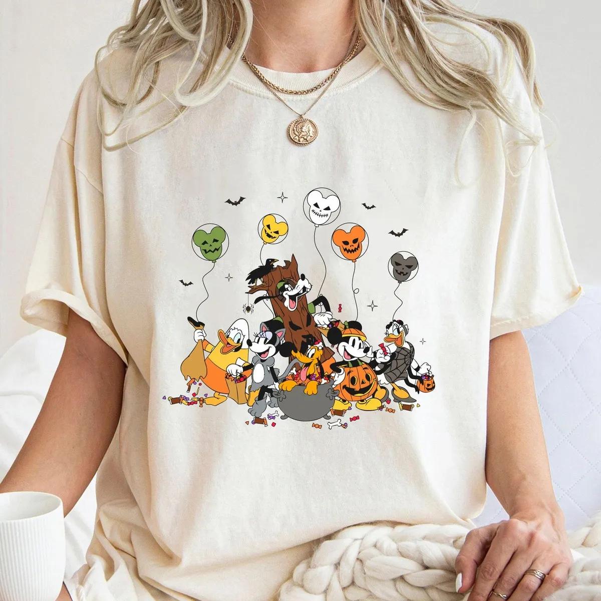 Mickey and Friends Halloween Balloons Shirt 1 1