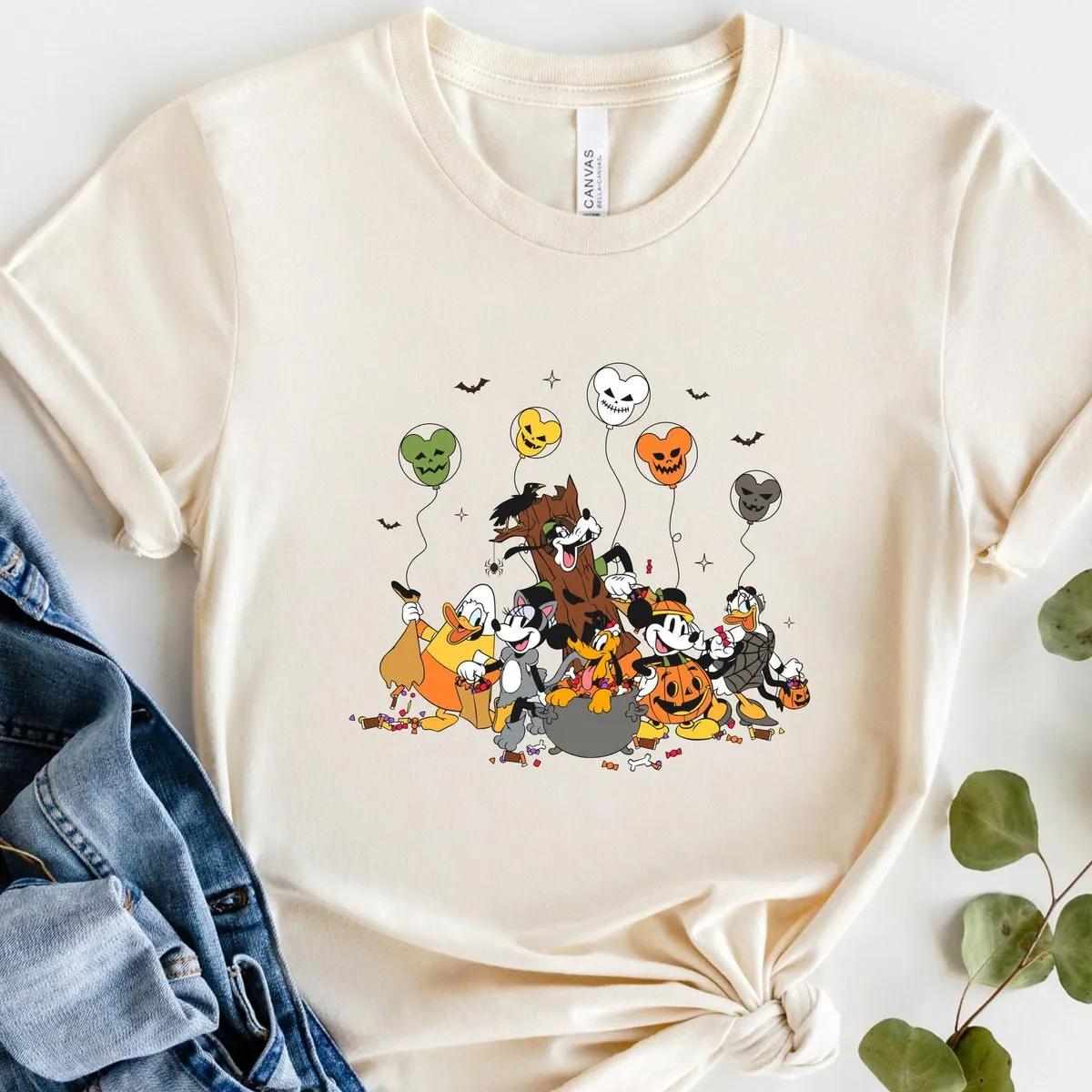 Mickey and Friends Halloween Balloons Shirt 2 1