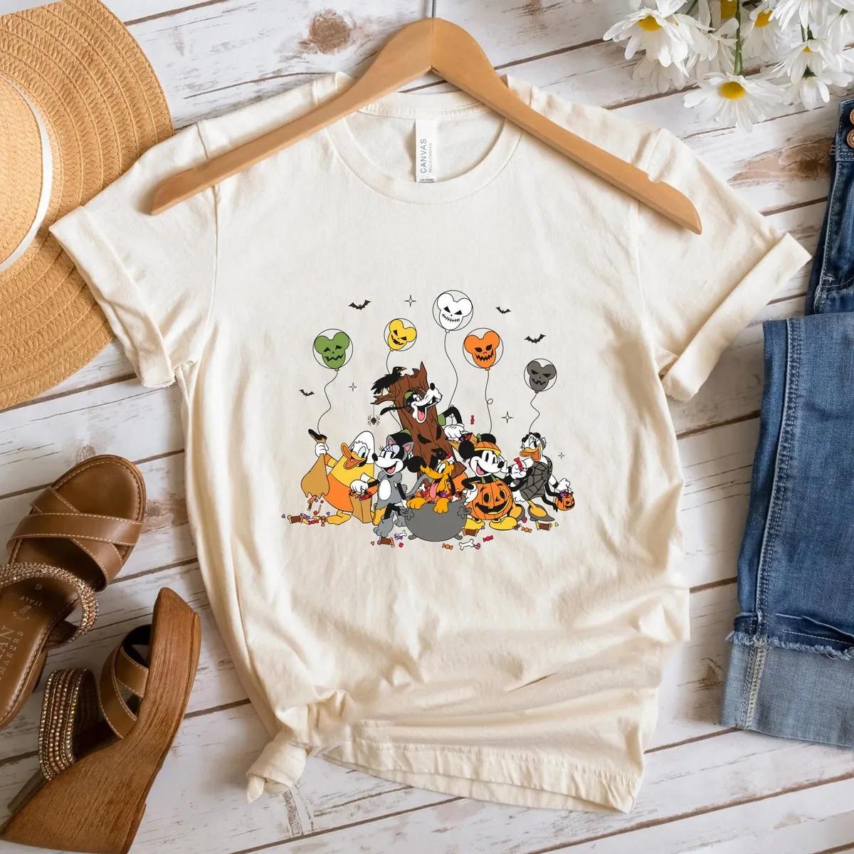 Mickey and Friends Halloween Balloons Shirt 3 1