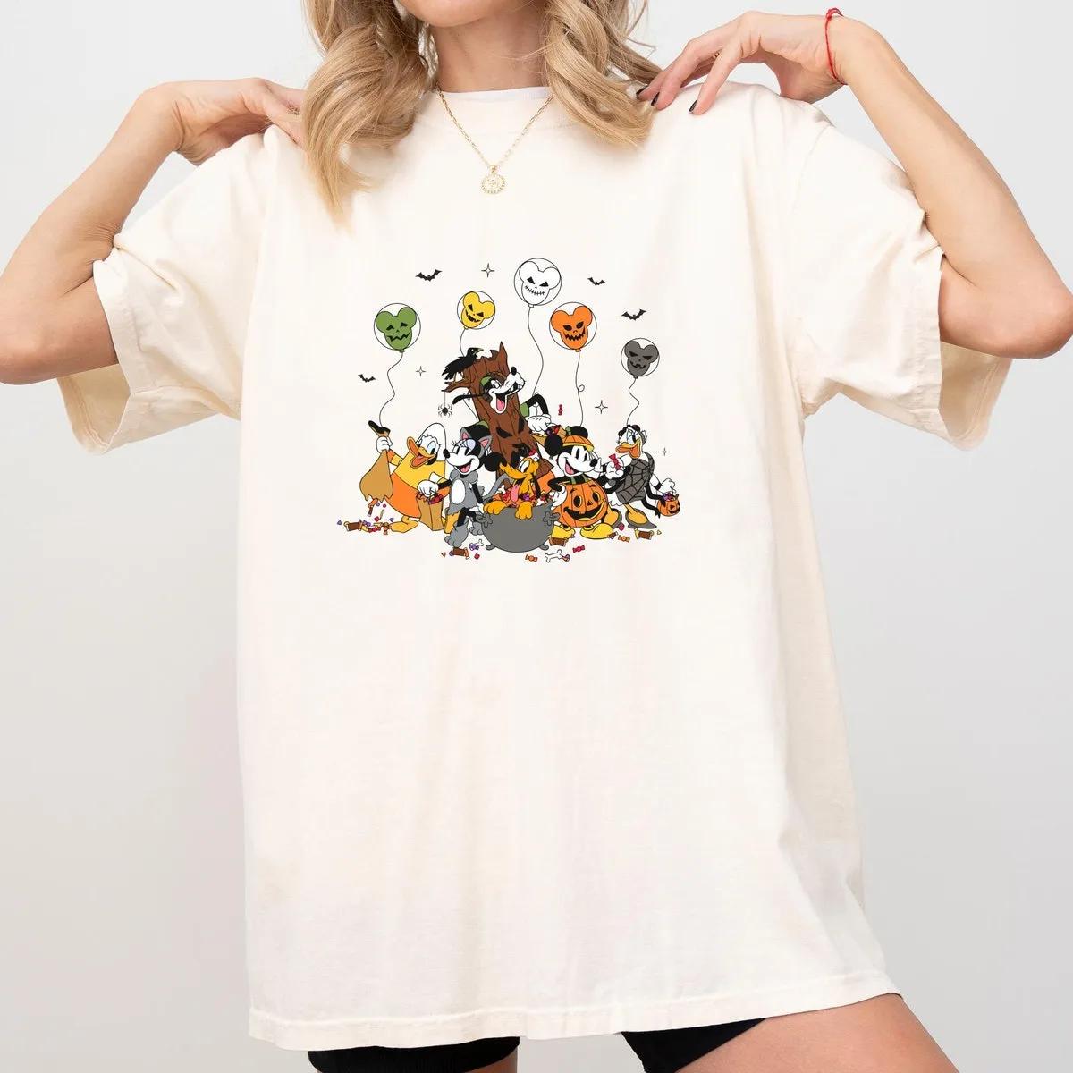 Mickey and Friends Halloween Balloons Shirt 4 1