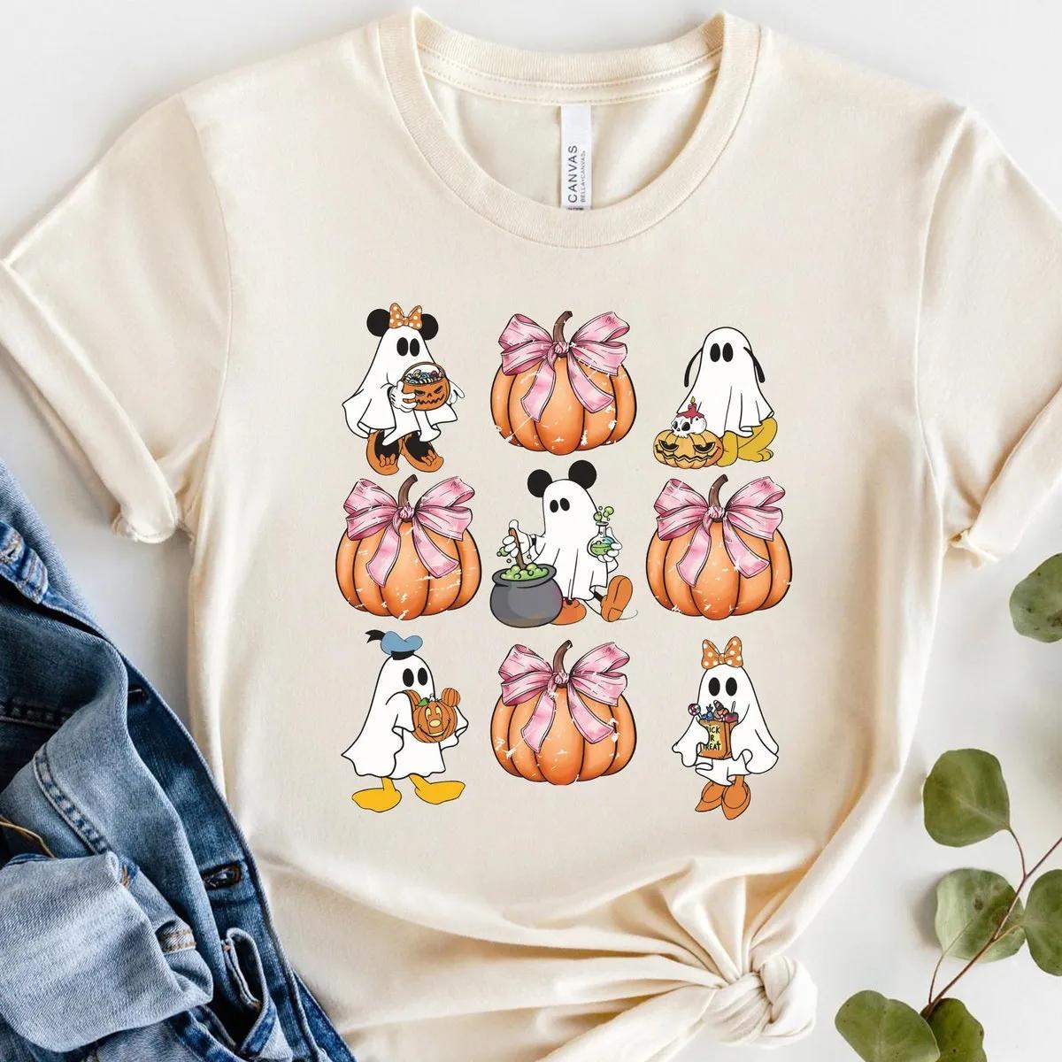 Mickey and Friends Halloween Pumpkin Disney Shirt 1 1