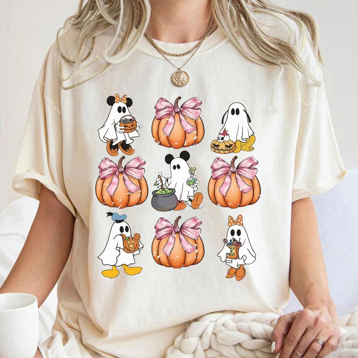 Mickey and Friends Halloween Pumpkin Disney Shirt 2 1