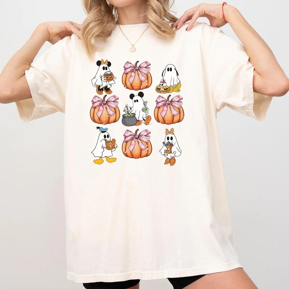 Mickey and Friends Halloween Pumpkin Disney Shirt 3 1