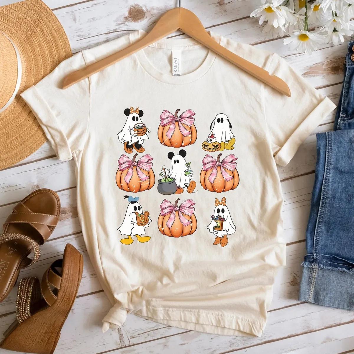 Mickey and Friends Halloween Pumpkin Disney Shirt 4 1