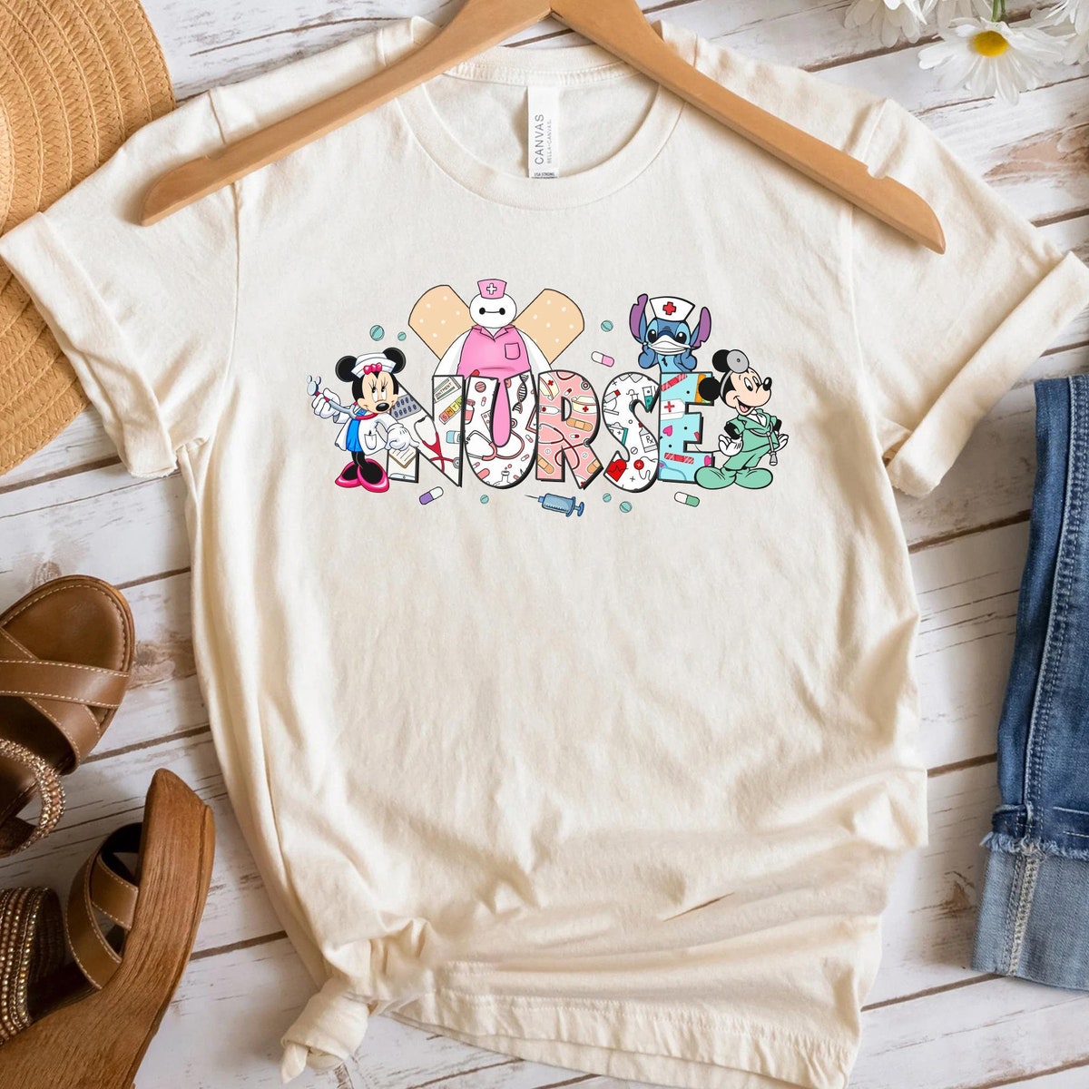 Mickey and Friends Nurse Shirt 1 1