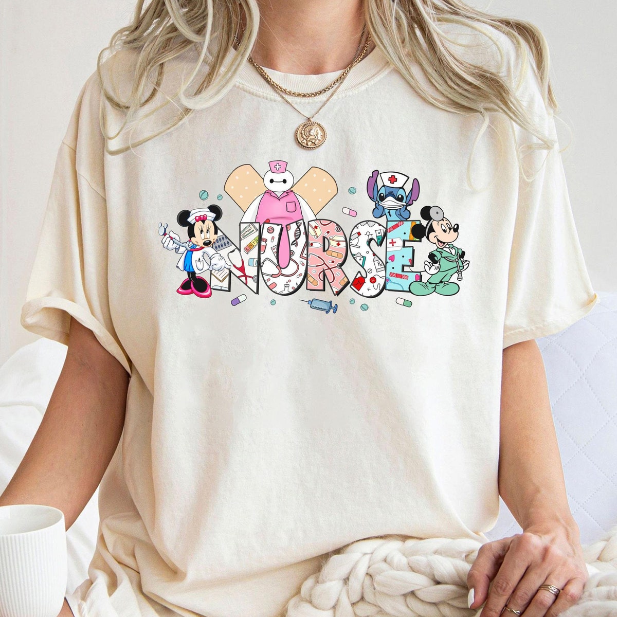 Mickey and Friends Nurse Shirt 2 1