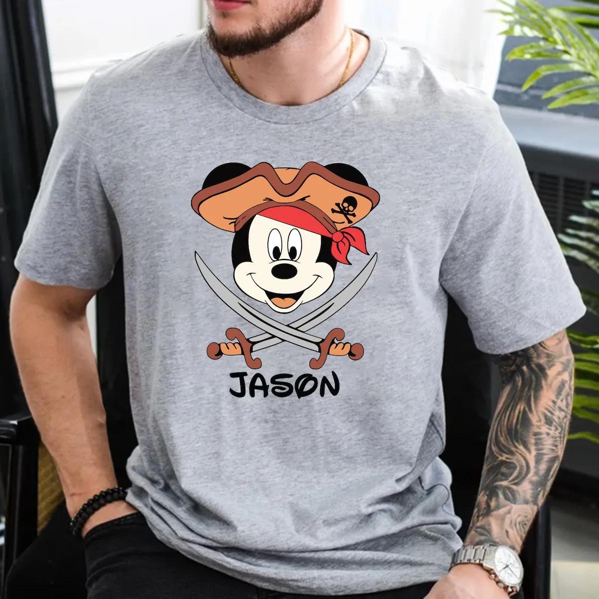 Mickey and Minnie Pirates Shirt Disney Cruise Tee 4 1