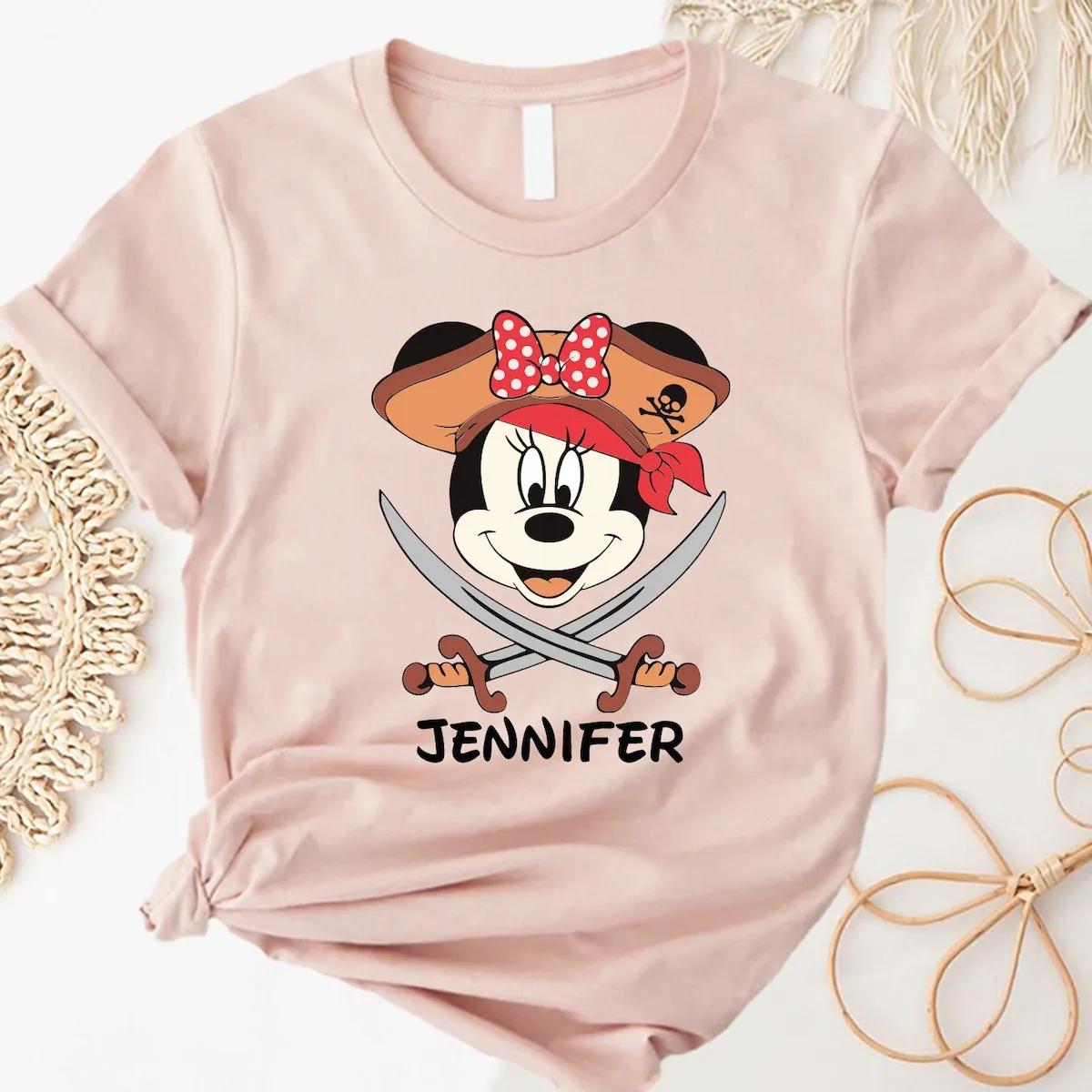 Mickey and Minnie Pirates Shirt Disney Cruise Tee 5 1