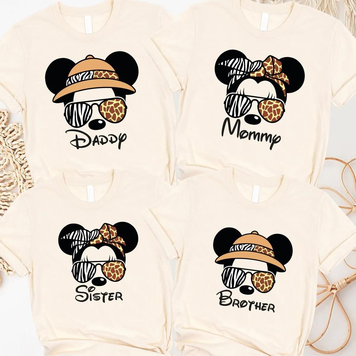 Mickey and Minnie Safari Disney Shirt 3 1