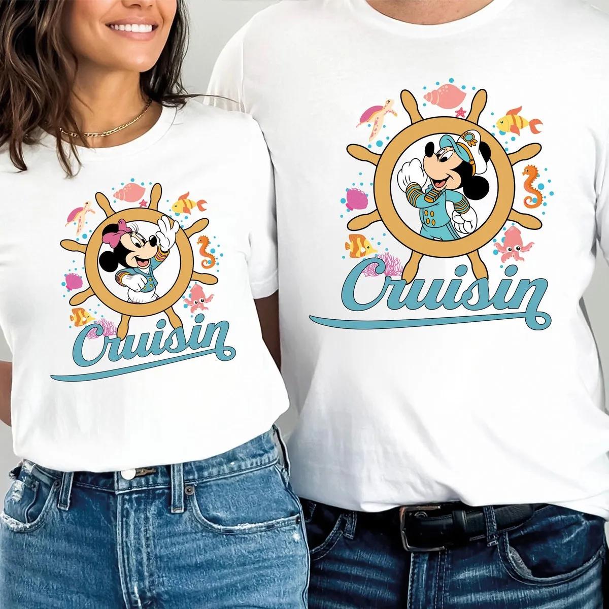 Mickey and Minnie Shirt Disney Couple Cruising Tee 1 1