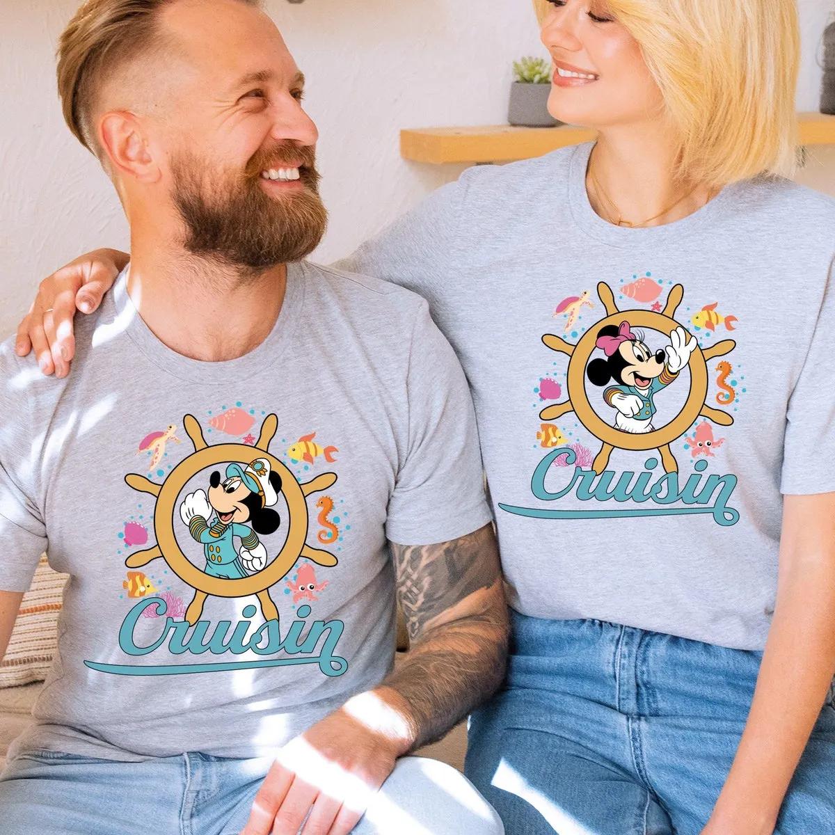 Mickey and Minnie Shirt Disney Couple Cruising Tee 2 1