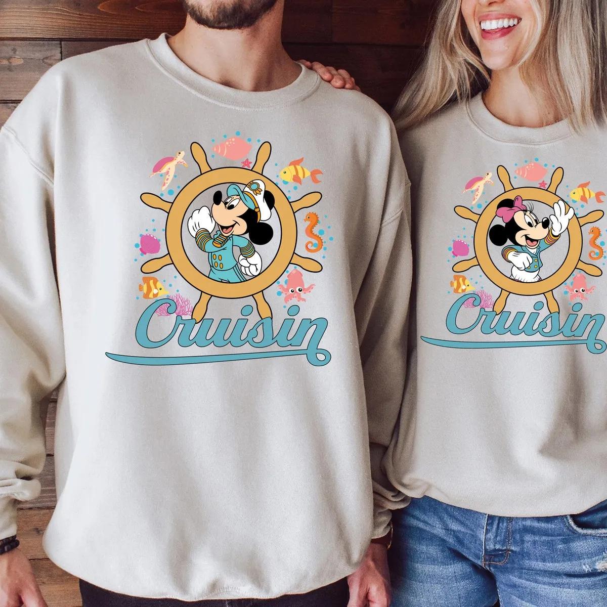 Mickey and Minnie Shirt Disney Couple Cruising Tee 3 1