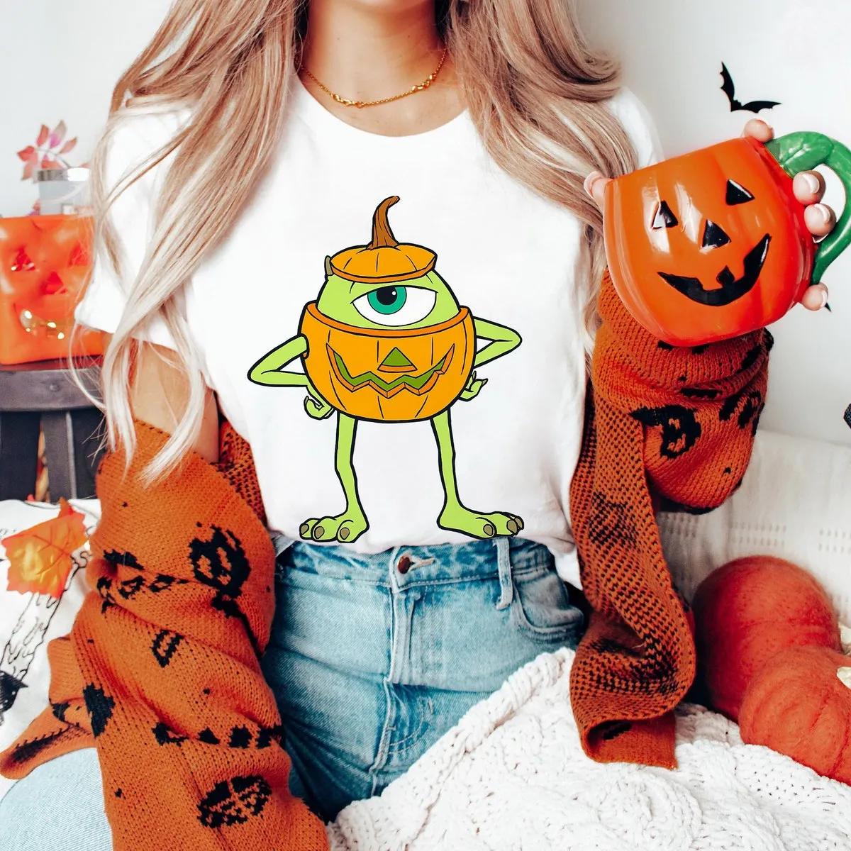 Mike Pumpkin Halloween Monsters Inc Shirt 1