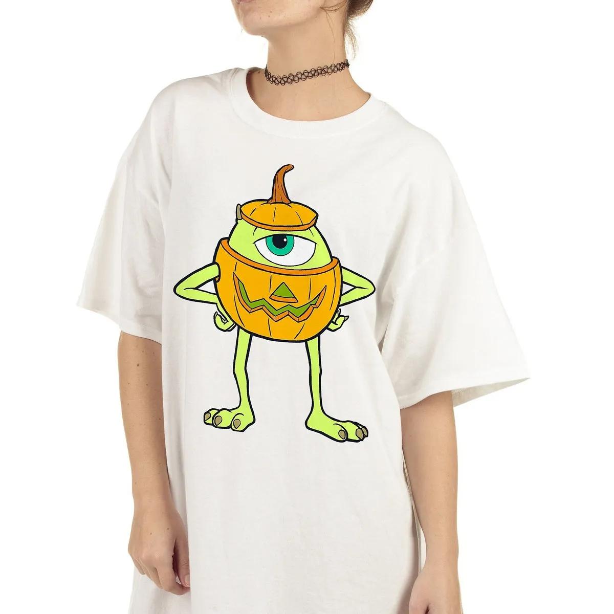 Mike Pumpkin Halloween Monsters Inc Shirt 3