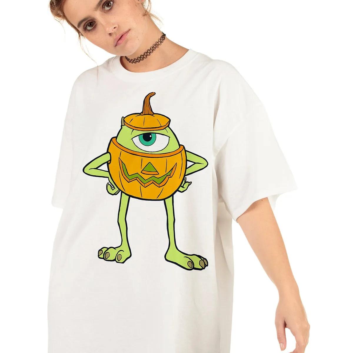 Mike Pumpkin Halloween Monsters Inc Shirt 4