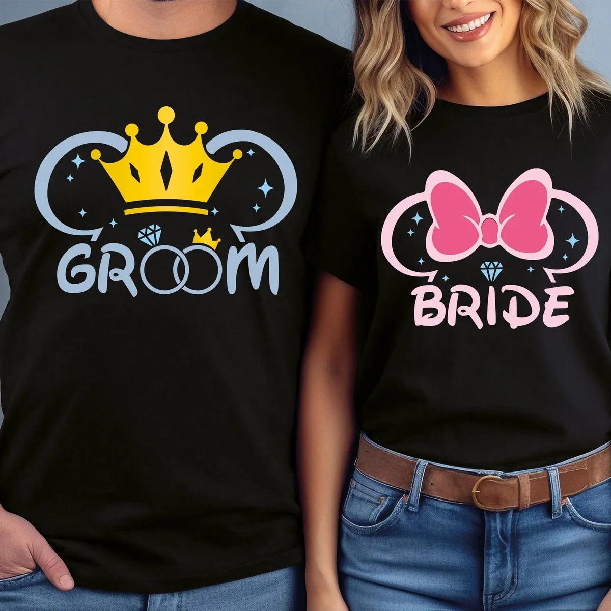 Minnie Mouse Shirt Disney Bride Groom Tee 1 1