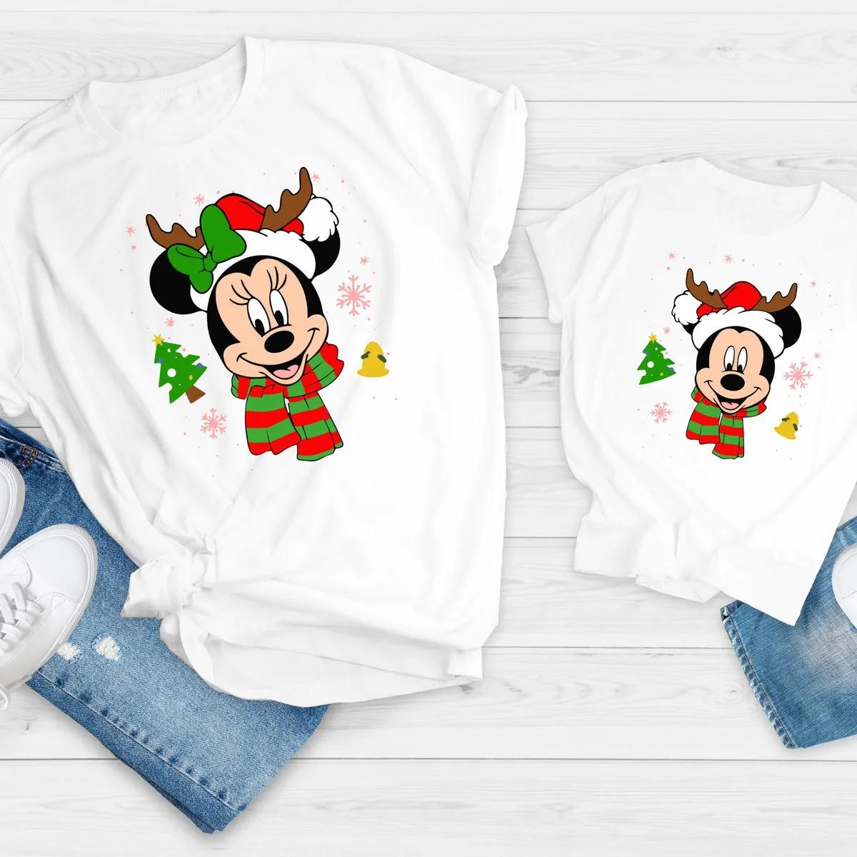 Minnie Santa Hat Disney Shirt 2 1