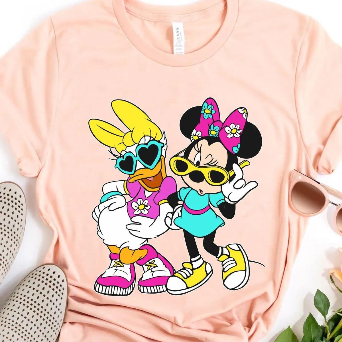 Minnie and Daisy Summer Shirt Disney Summer Bestie Girls Matching Tee 1