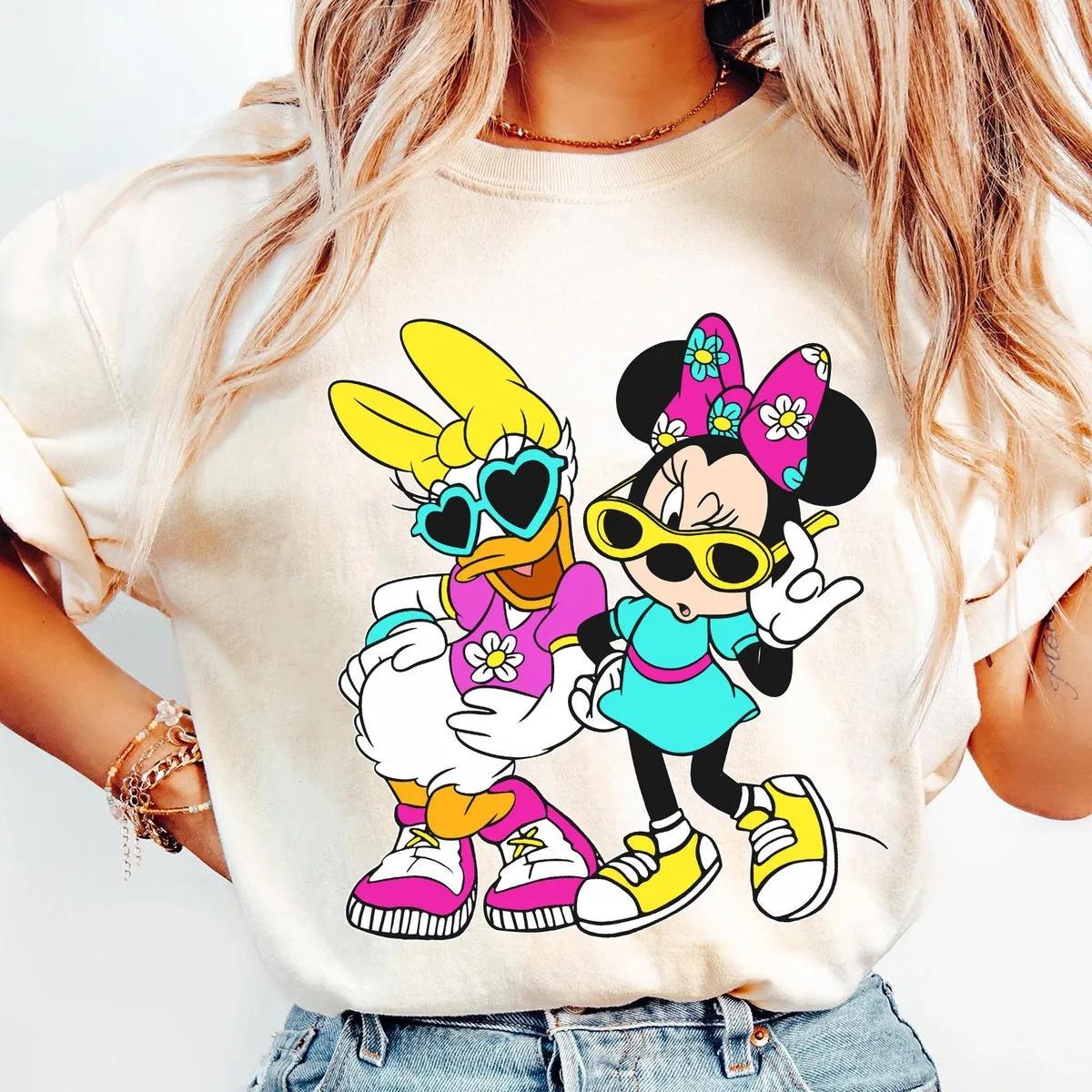 Minnie and Daisy Summer Shirt Disney Summer Bestie Girls Matching Tee 3