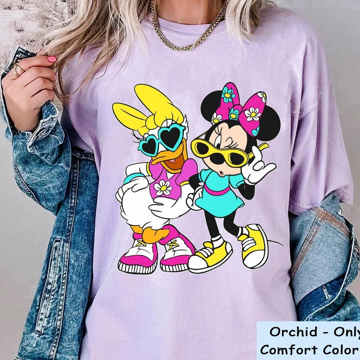 Minnie and Daisy Summer Shirt Disney Summer Bestie Girls Matching Tee 5