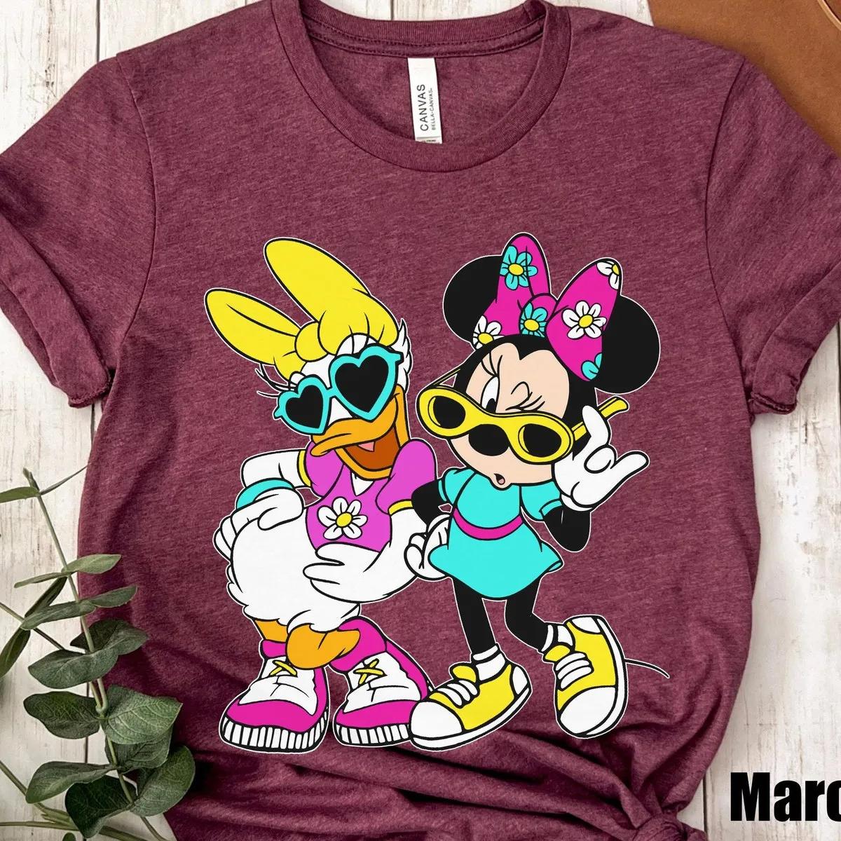 Minnie and Daisy Summer Shirt Disney Summer Bestie Girls Matching Tee 6