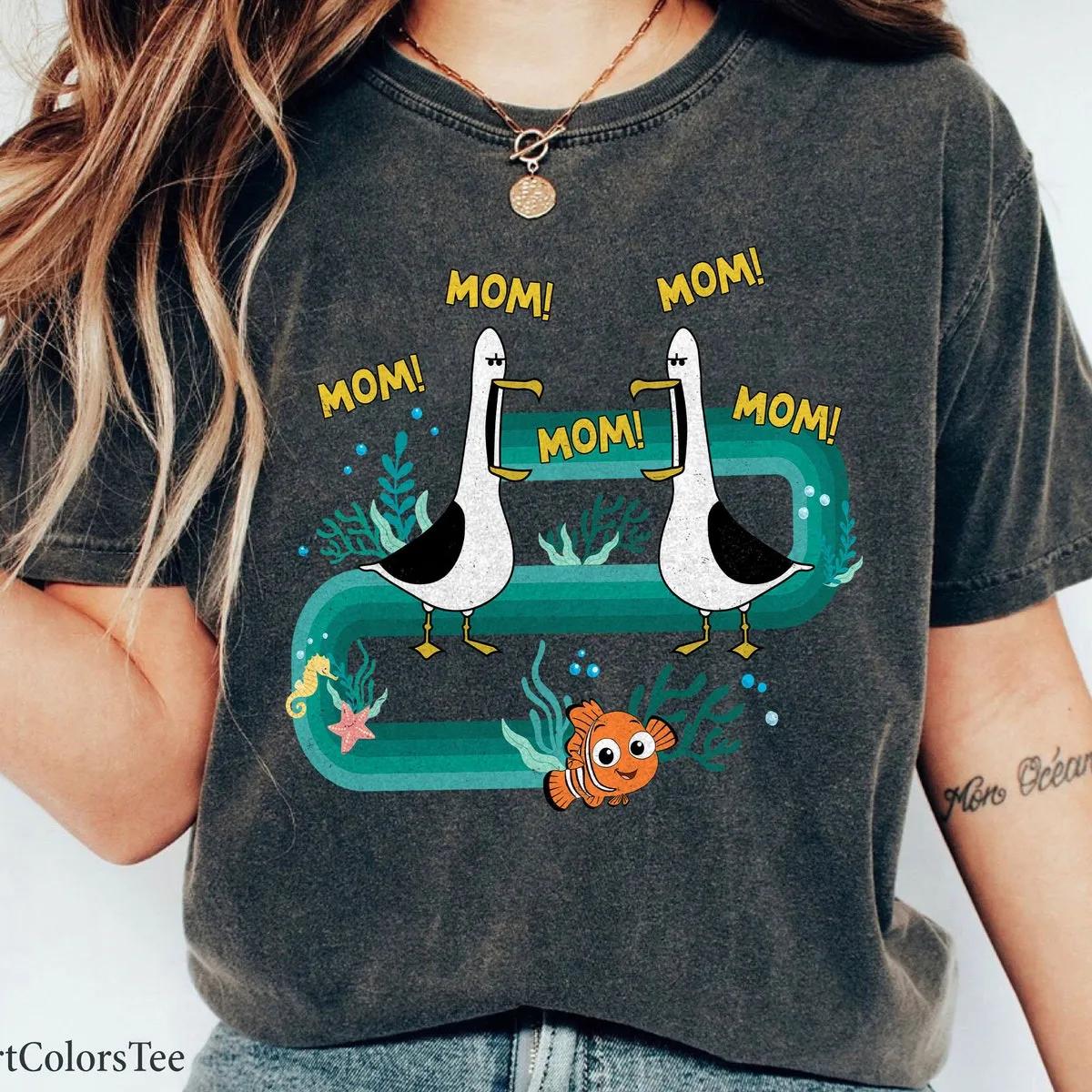 Mom Mom Mom Seagull Finding Nemo Funny Disney Shirt 2 1