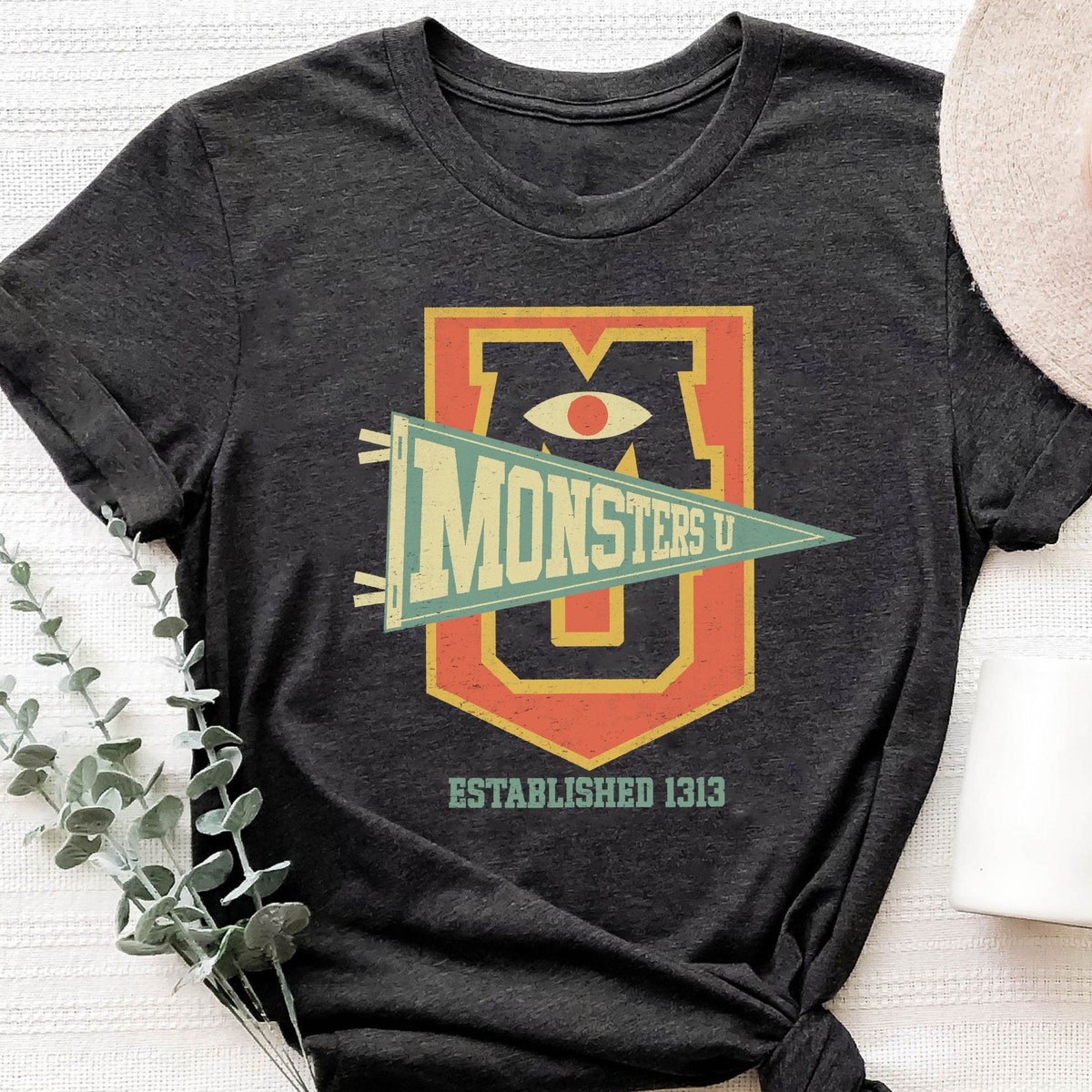 Monster University Established 1313 Vintage Retro Shirt 3