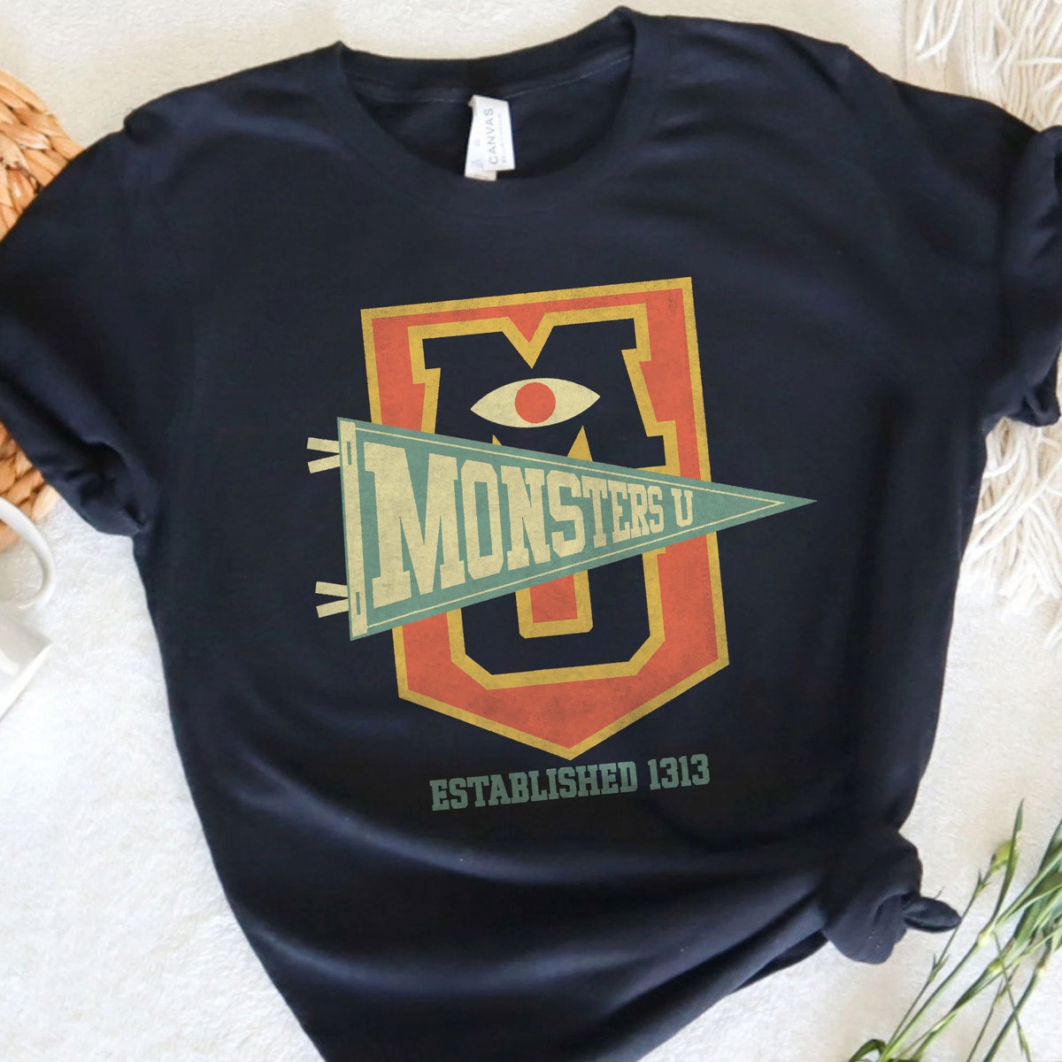 Monster University Established 1313 Vintage Retro Shirt 4