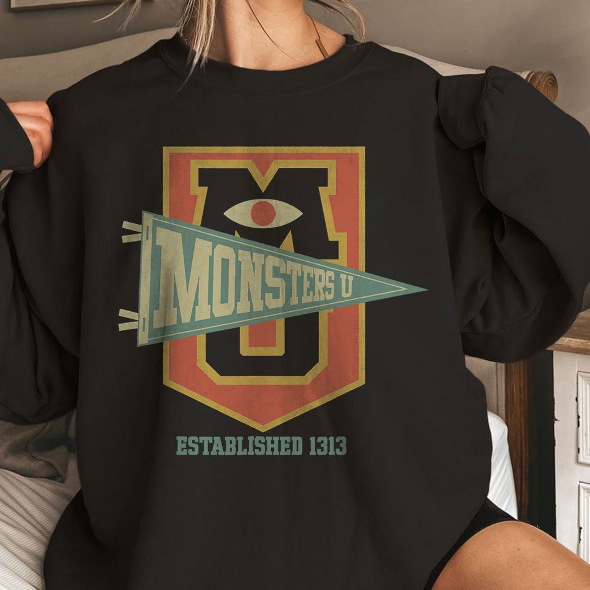 Monster University Established 1313 Vintage Retro Shirt 5